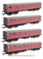 E86023 EFE Rail LBSCR 54ft 'Isle of Wight' 4-Coach Pack BR Crimson